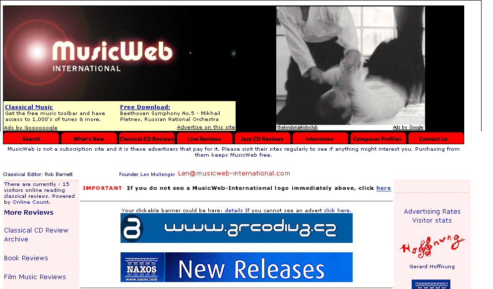 Archive images Classical Music Site
