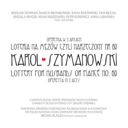Szymanowski lottery PRCD2039