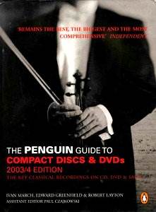 THE PENGUIN GUIDE TO COMPACT DISCS & DVDs 2003/4 Edition Book Reviews