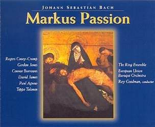 R\u0026B+ソウル 2discs CD Bach Markus Passion M2K42511  /00220 Bach: Markus Passion, BWV 247 - Album by Johann Sebastian