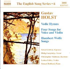 HOLST songs [RB]: Classical CD Reviews- Nov 2003 MusicWeb(UK)
