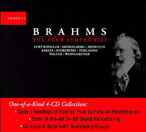 Brahms Symphonies ANDANTE RE-A-1030 [JQ]: Classical CD Reviews 