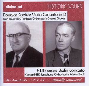 COATES, MOERAN Violin Concertos DIVINE ART 27806 [JQ]: Classical