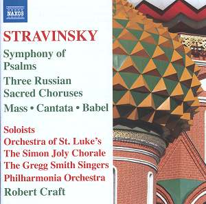 Stravinsky Symphony Of Psalms Texture