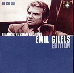 GILELS Edition Brilliant 92615 [JW]: Classical CD Reviews