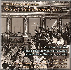 Wolfgang Amadeus MOZART Piano Concertos - MUSIC & ARTS CD-1254 [JQ