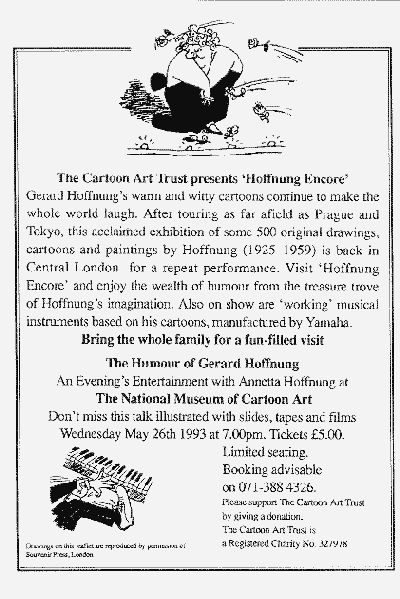 copyright The Hoffnung Partnership. Do not use.