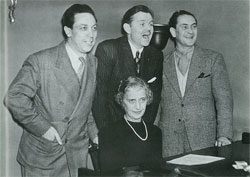 With Tibbett, Chapman and Alma Gluck