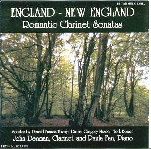 Tovey, Mason, Bowen Clarinet Sonatas [RB]: Classical CD Reviews- May ...