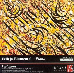Variations – Felicja Blumenthal (piano) BRANA RECORDS BR0024 [GS ...